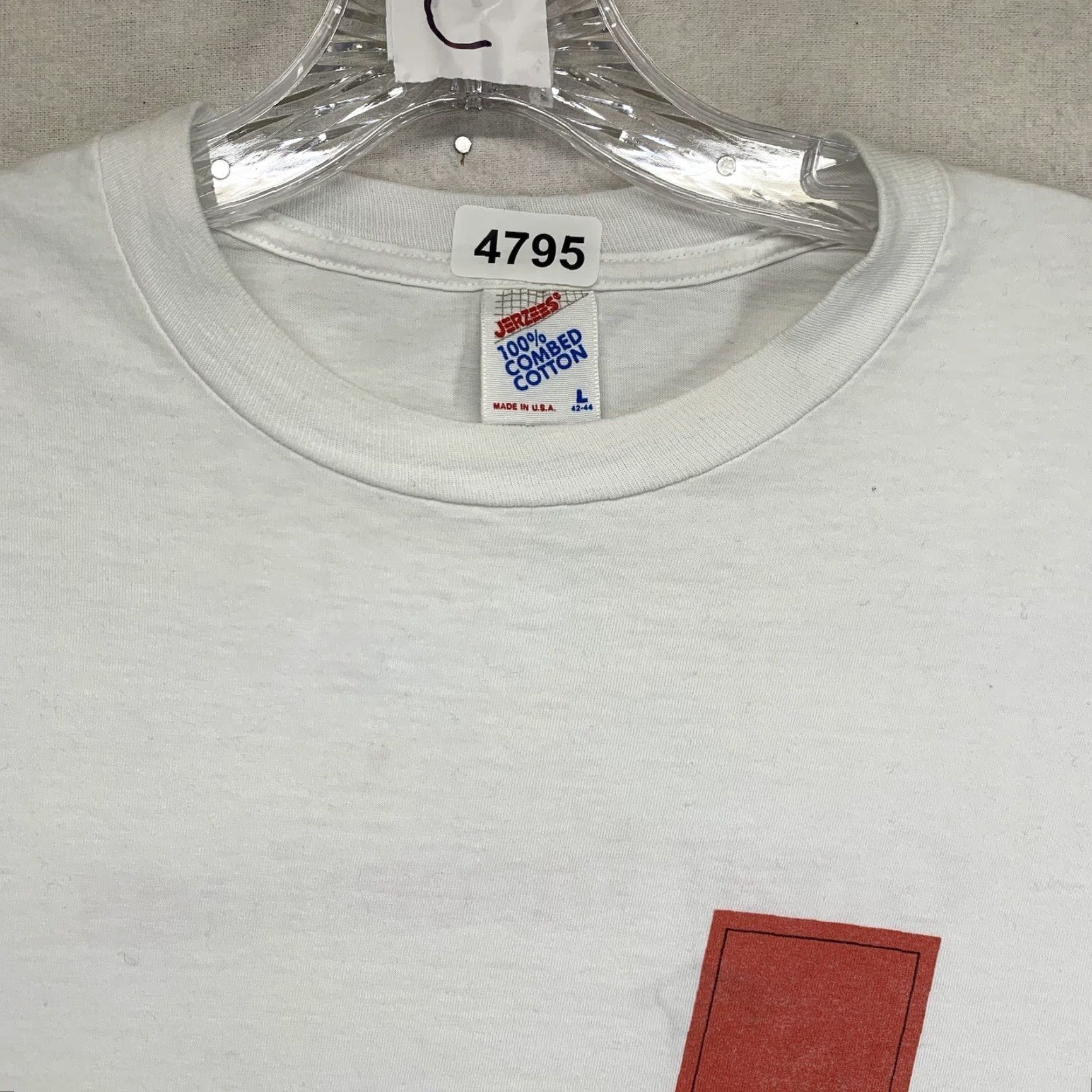 Jerzees VINTAGE Microsoft T-Shirt Men Medium Small White 90s Computer Tech Logo Slim Fit USA Size US M / EU 48-50 / 2 - 5 Thumbnail