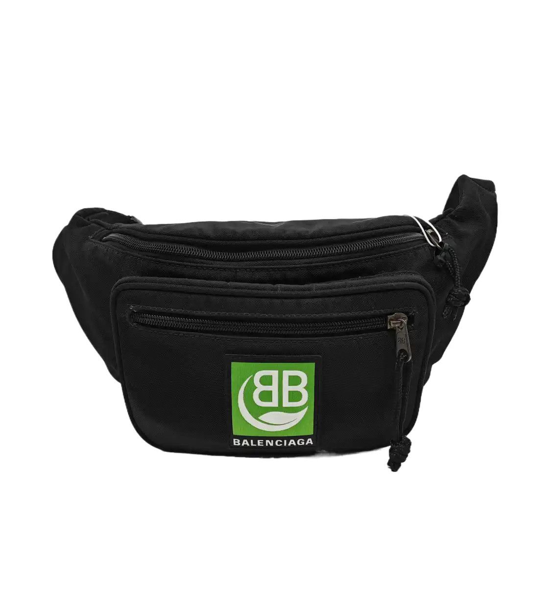 Balenciaga Recycled Nylon Explorer Metal Logo Patch XXL Belt Bag