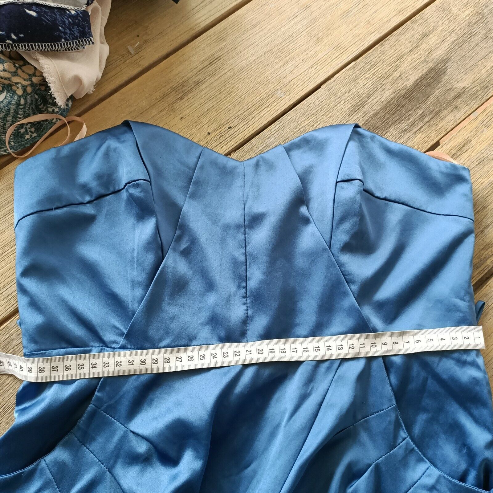 Designer Vintage Cooper St Dress Satin Mini A Line Pleated Evening Size L / US 10 / IT 46 - 11 Thumbnail