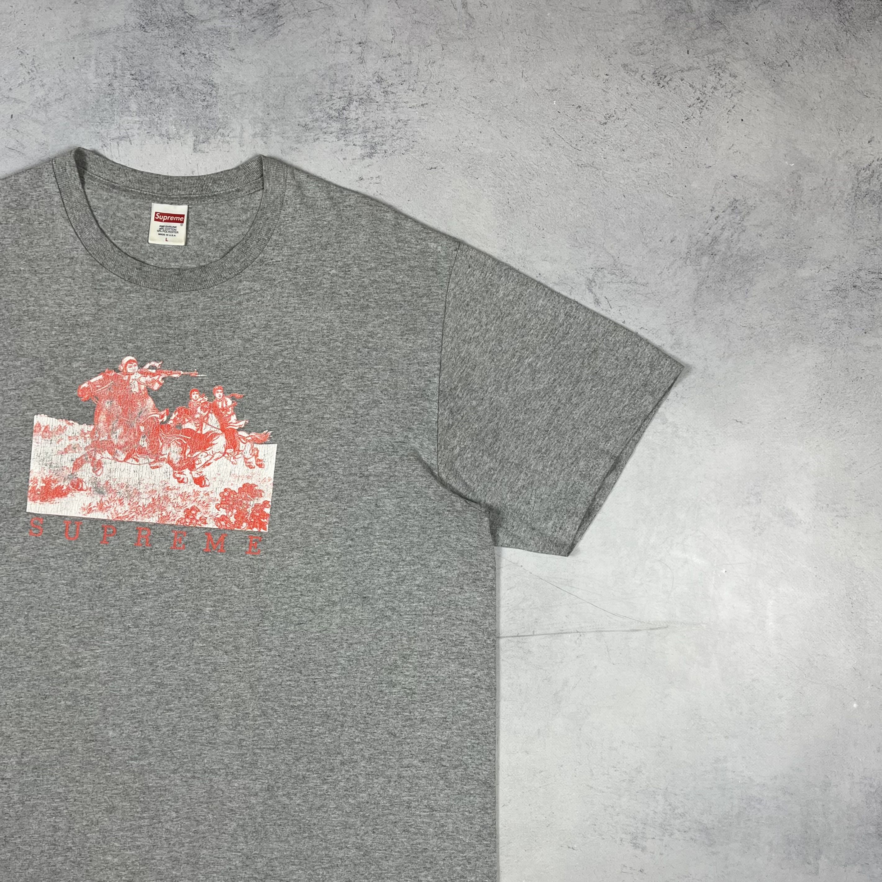 Supreme Supreme Riders Big Logo T Shirt SS19 Size US L / EU 52-54 / 3 - 3 Thumbnail