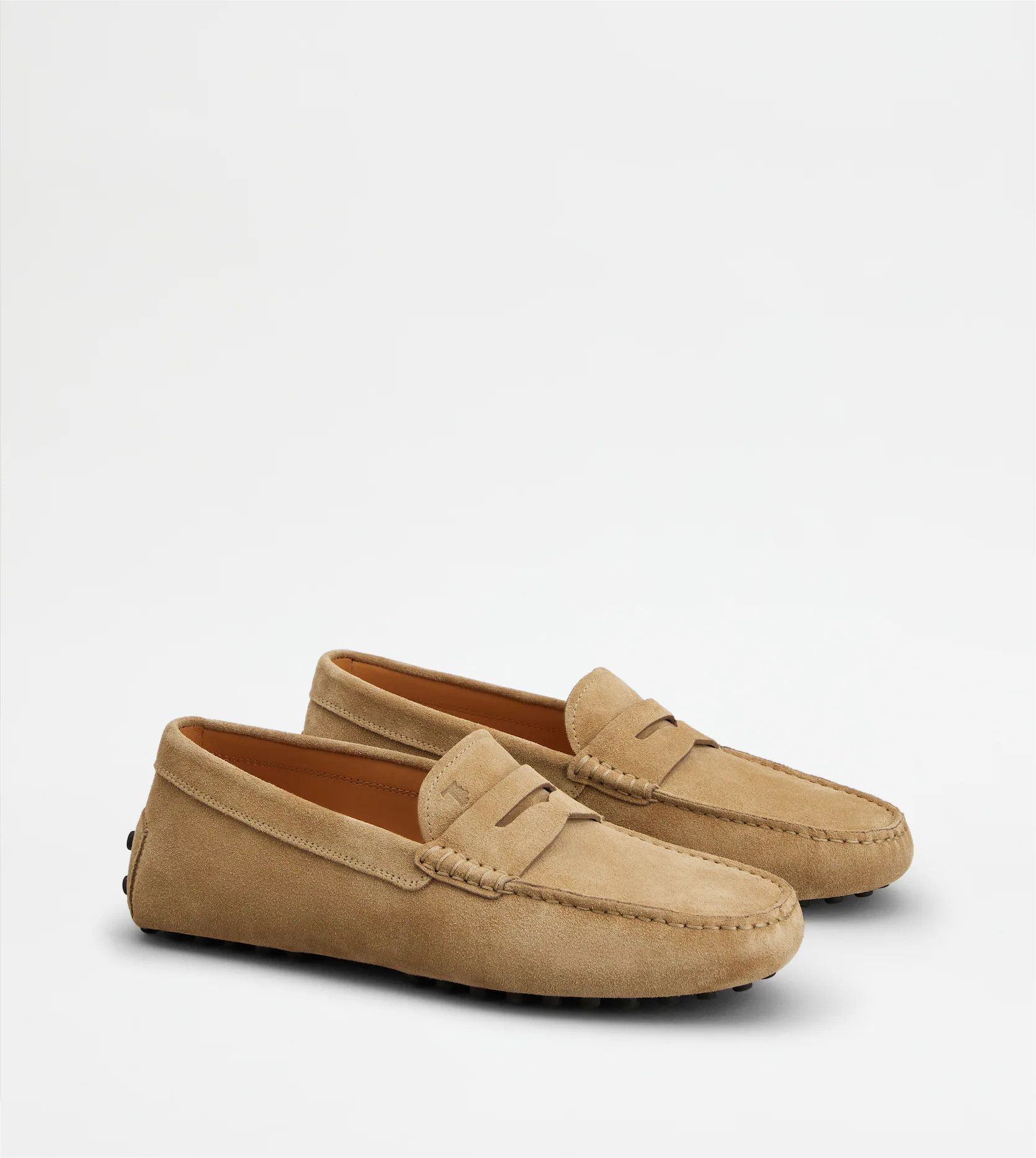 Tod's o1s22i1n0325 Leather Loafers in Beige Size US 9 / EU 42 - 2 Thumbnail