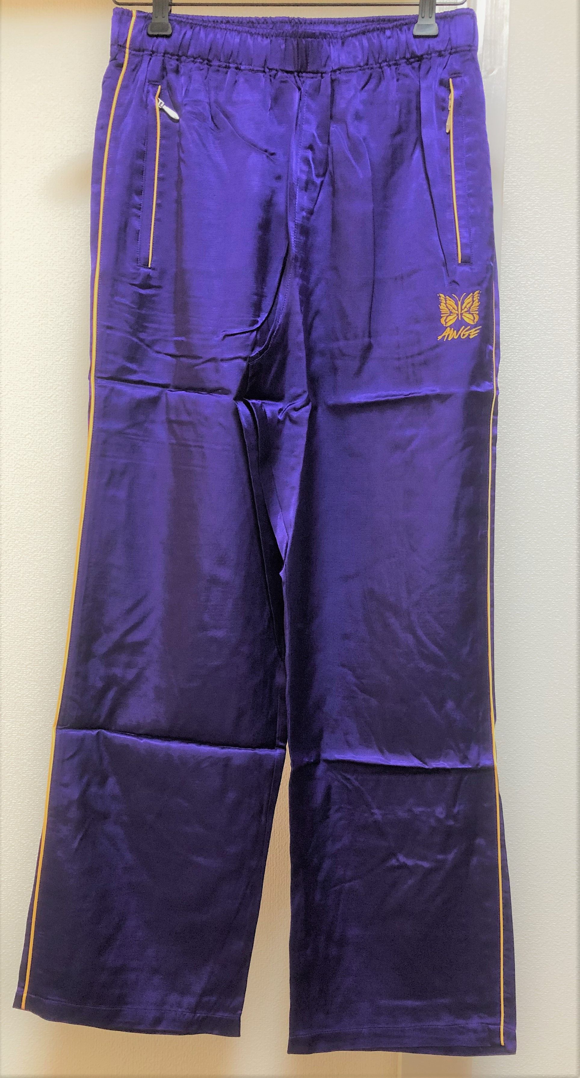 AWGE × Needles AWGE Needles purple Piping Track Pant ASAP ROCKY 19ss new Size US 33 - 2 Thumbnail