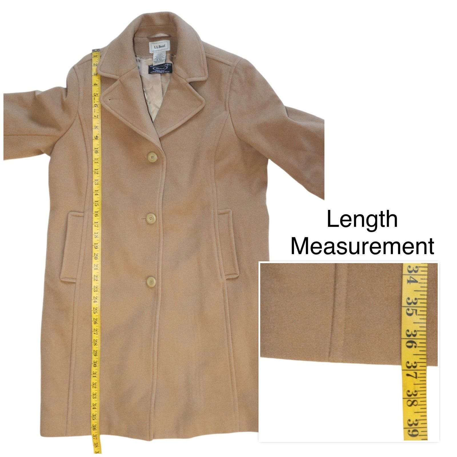 L.L. Bean LL Bean Bellandi Italian Wool Peacoat Button Coat Size 14 Size XL / US 12-14 / IT 48-50 - 6 Thumbnail