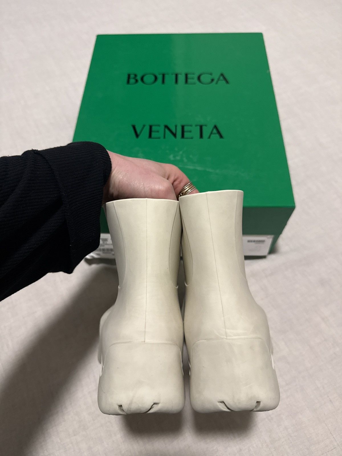 Bottega Veneta Bottega Veneta Puddle Boots Sea Salt W38 Size US 8 / IT 38 - 5 Thumbnail