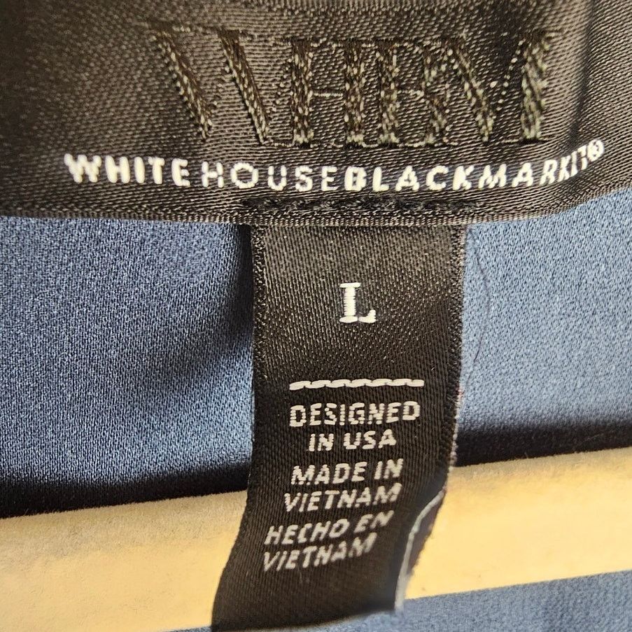 White House Black Market White House Black Market Satin Puff Sleeve Blouse L Career Size L / US 10 / IT 46 - 6 Thumbnail