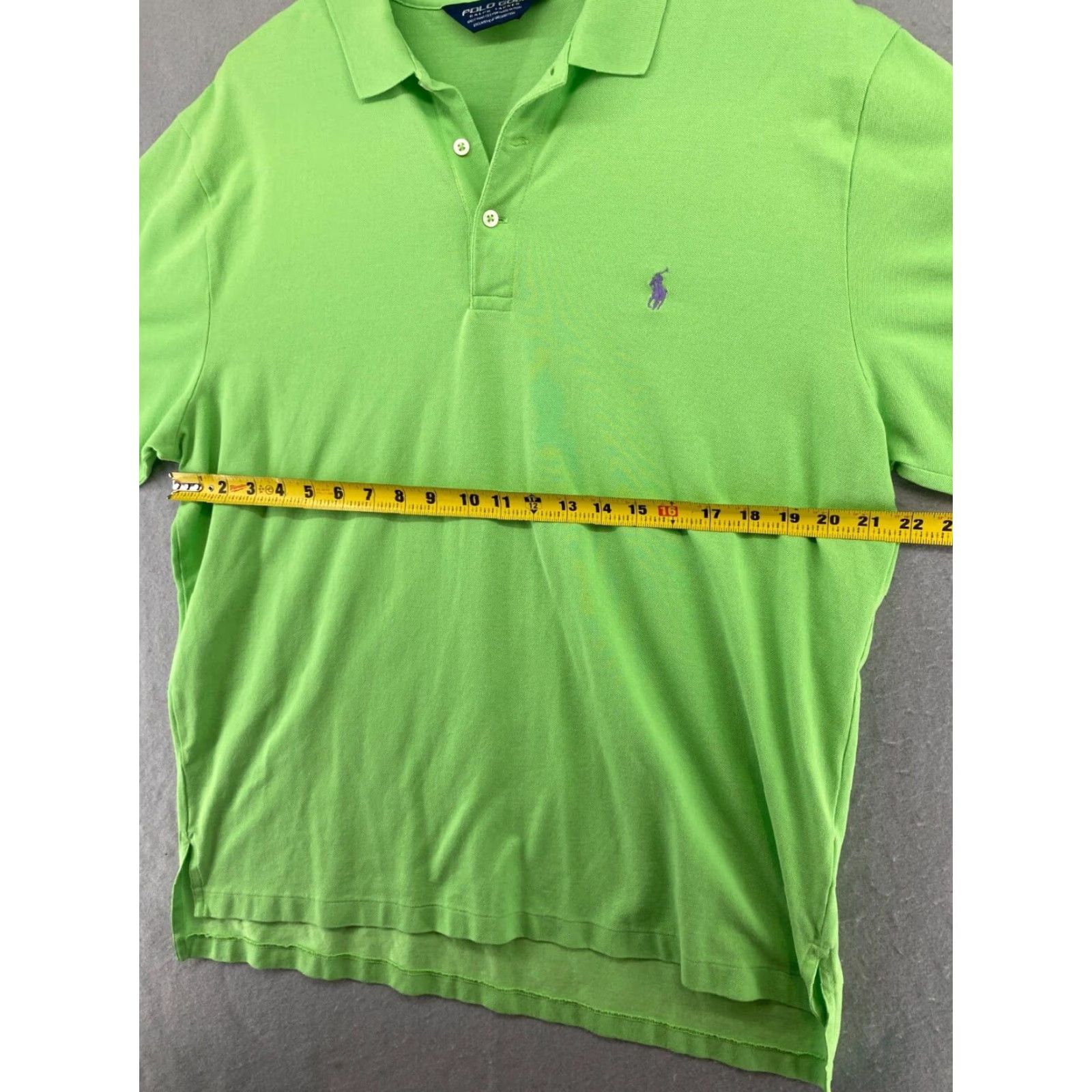 Ralph Lauren VINTAGE Polo Golf Ralph Lauren Shirt Mens Large Green 100% Cotton Polo Shirt Golf 90s Mens Size US L / EU 52-54 / 3 - 2 Thumbnail