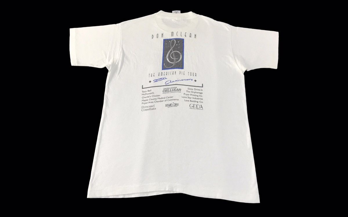 Vintage 90s 1997 Don Mclean The American Pie Tour Fun Fest ‘97 Tee Size US M / EU 48-50 / 2 - 1 Thumbnail