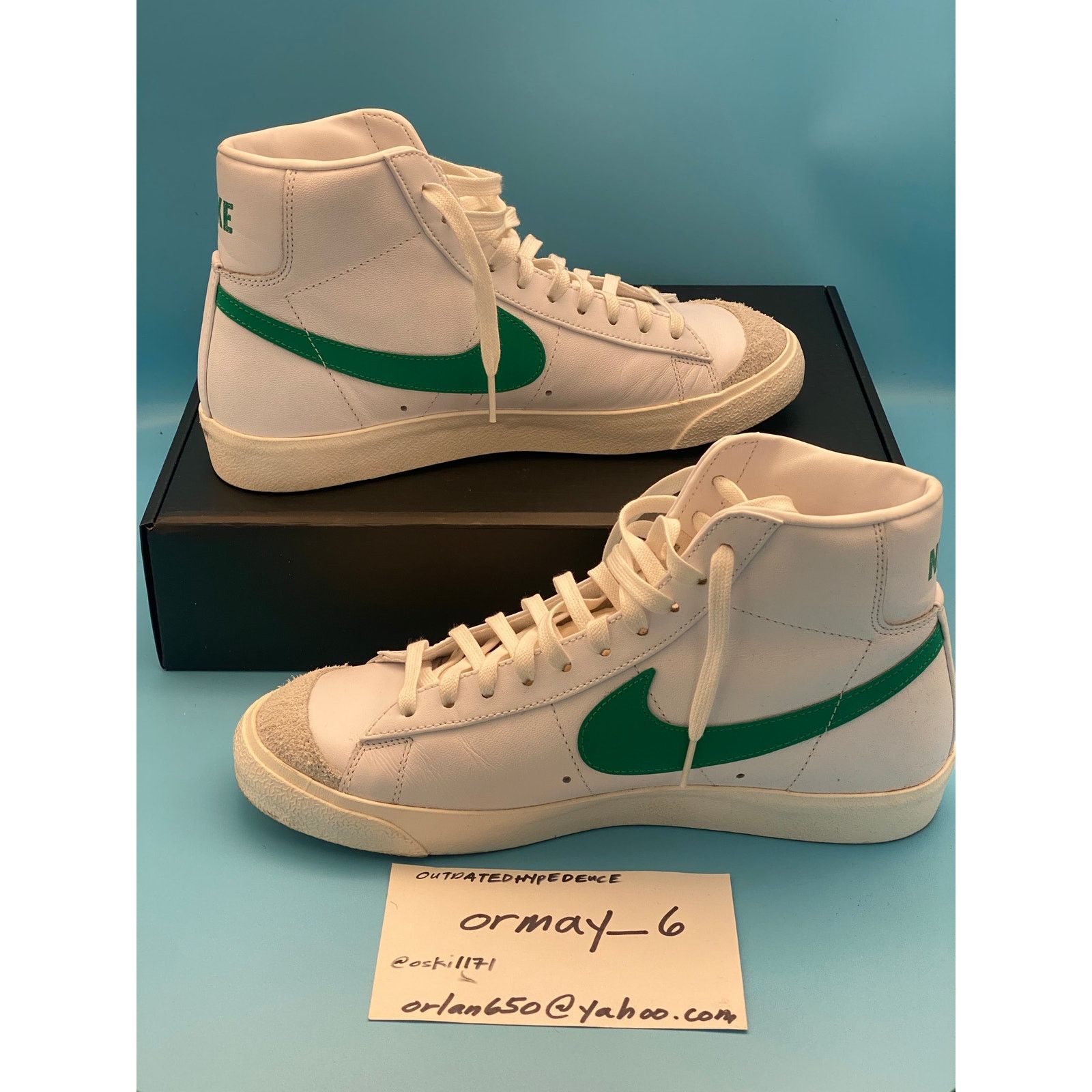 Nike Nike Blazer Mid 77 Vintage 'Lucid Green' m8 w9.5 Size US 8 / EU 41 - 2 Thumbnail