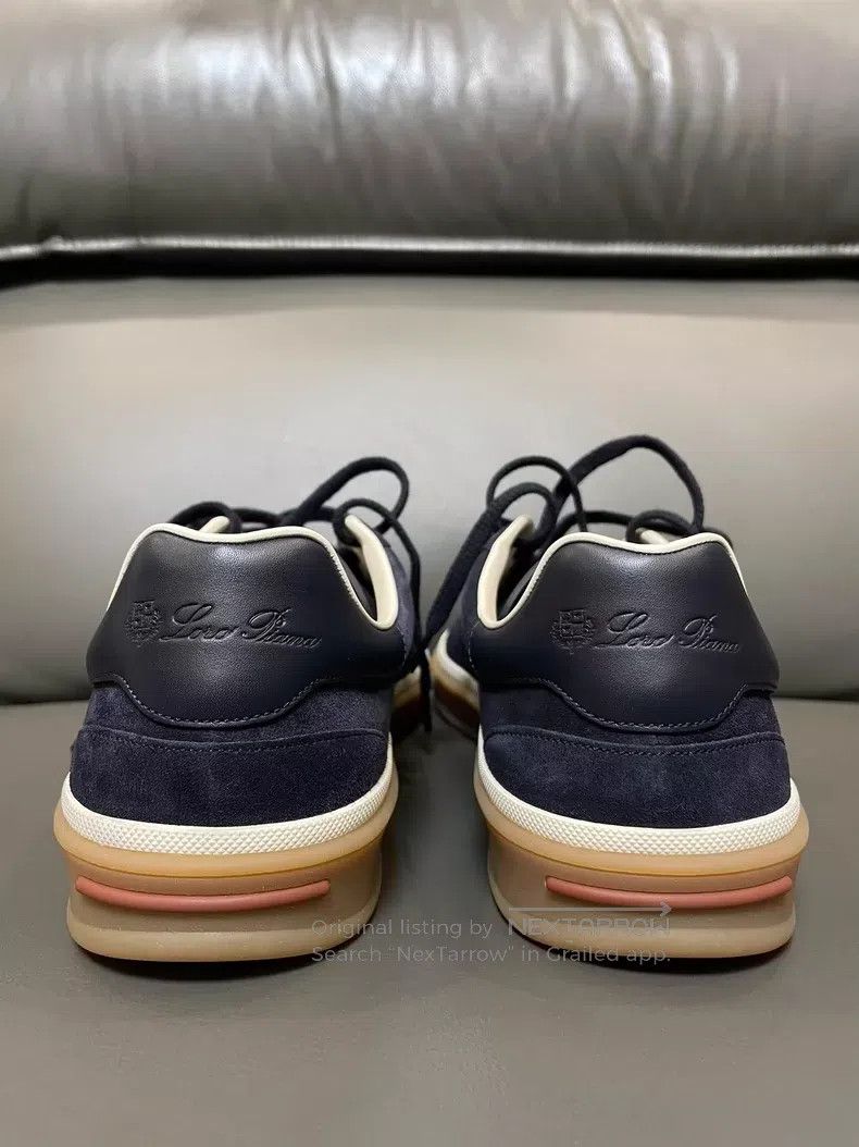 Loro Piana LORO PIANA Tennis Walk Round Toe Fashion Lacing Casual Low Size US 10.5 / EU 43-44 - 7 Thumbnail