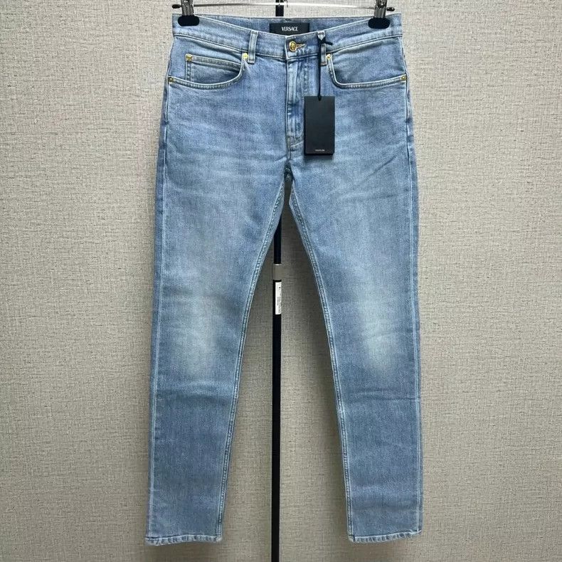 Versace Versace Medusa embroidered men's jeans Size US 31 - 2 Thumbnail