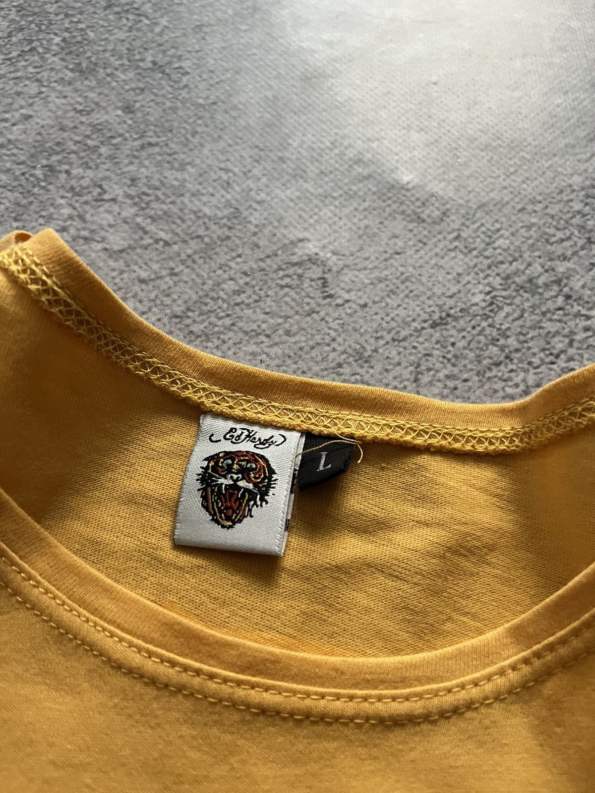 Christian Audigier × Ed Hardy × Vintage Vintage Y2k Skull ☠️❤️‍🩹 Ed Hardy Long Sleeve 00’s Size L / US 10 / IT 46 - 7 Thumbnail