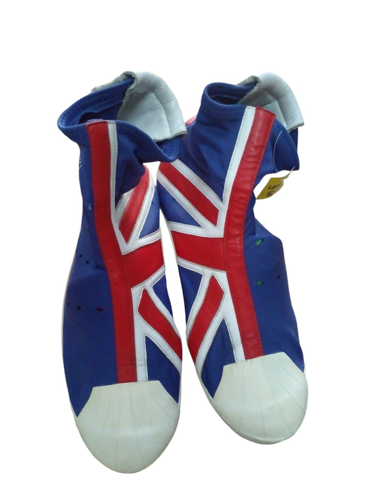 Yohji Yamamoto Yohjiyamamoto Aqua Union Jack Flag Shoes Size US 8.5 / EU 41-42 - 3 Thumbnail