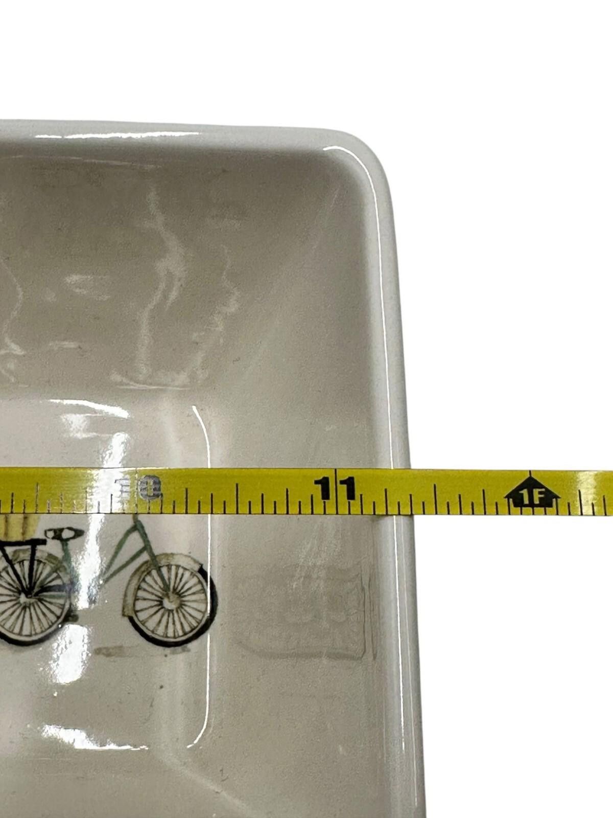 Other Rae Dunn Artisan Bicycle-Themed Divided Stoneware Dish Size ONE SIZE - 11 Thumbnail