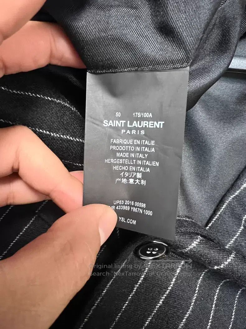 Saint Laurent Paris Saint Laurent Paris Wool Suit Size US M / EU 48-50 / 2 - 6 Thumbnail