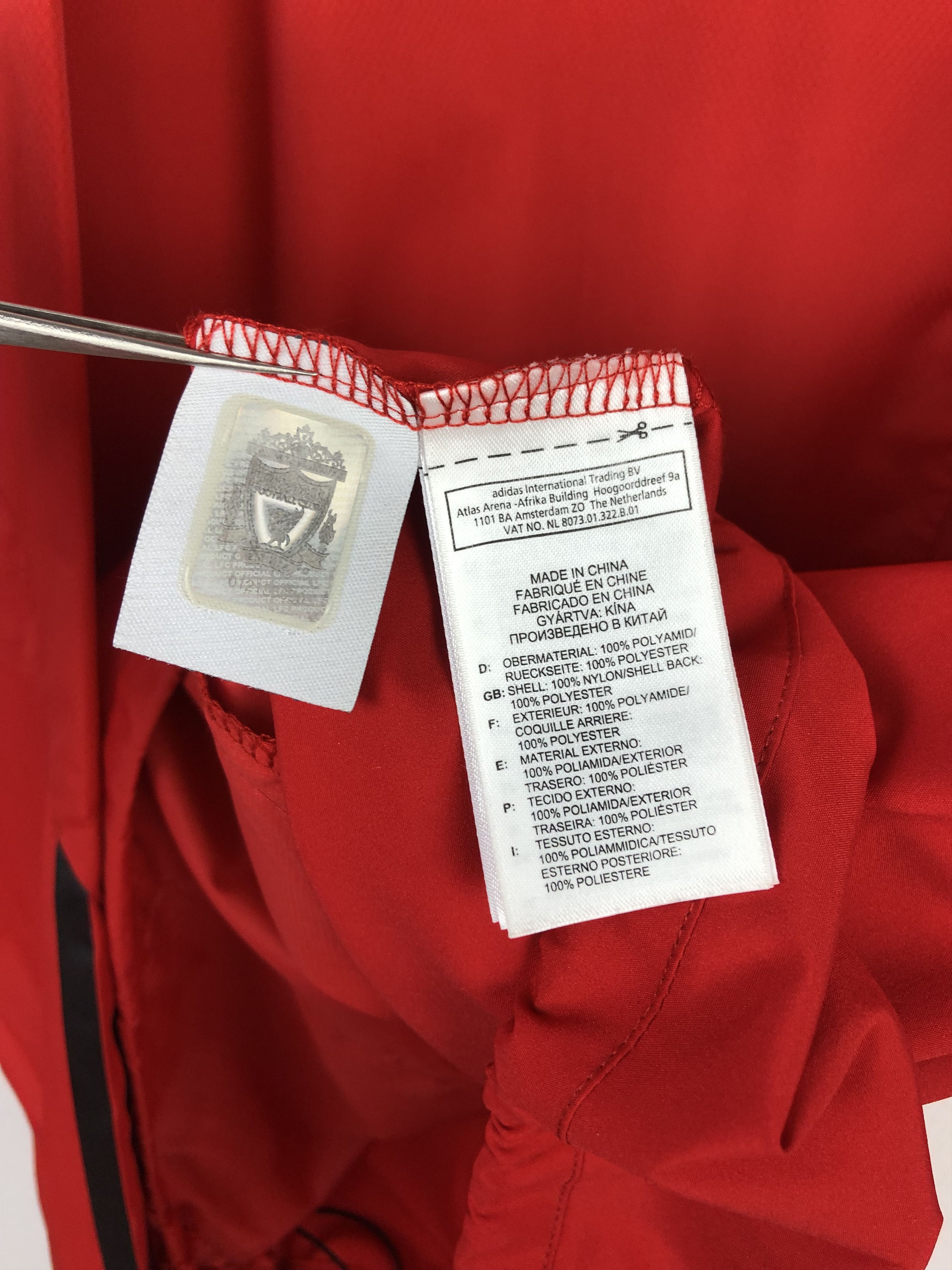 Adidas Vintage Adidas Liverpool Jacket Soccer Windbreaker Track Size US L / EU 52-54 / 3 - 9 Thumbnail