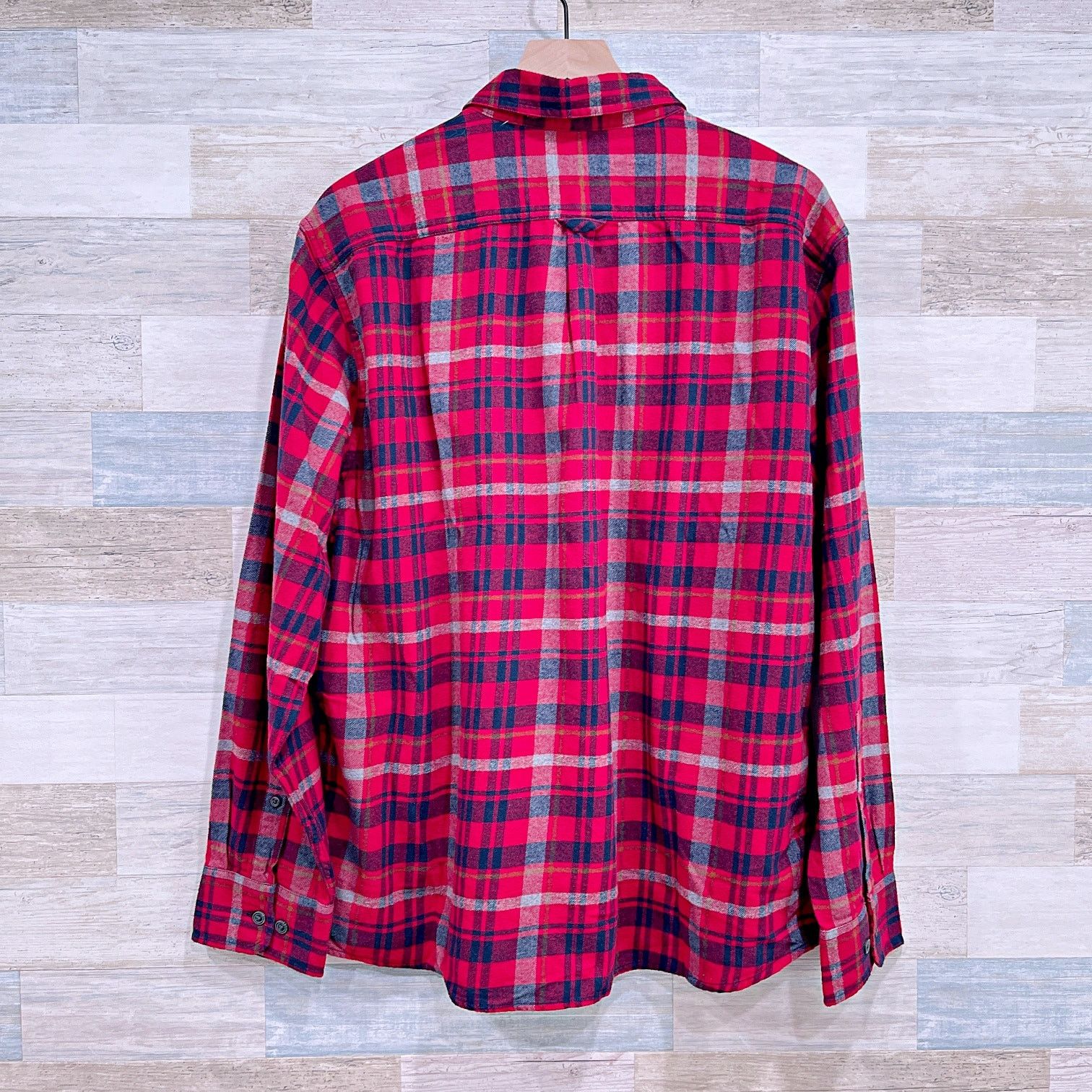 Eddie Bauer Eddie Bauer Bristol Flannel Shirt Red Plaid Mens XXL Size US XXL / EU 58 / 5 - 3 Thumbnail