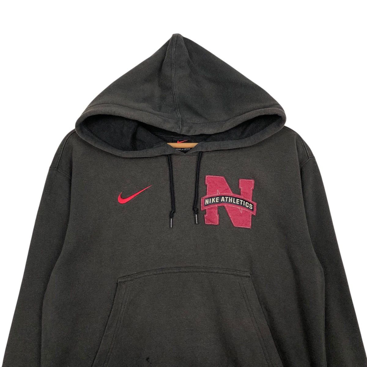 Nike 📌Vintage Nike Hoodie Pull Over Big Logo Embroidered Size US S / EU 44-46 / 1 - 4 Thumbnail