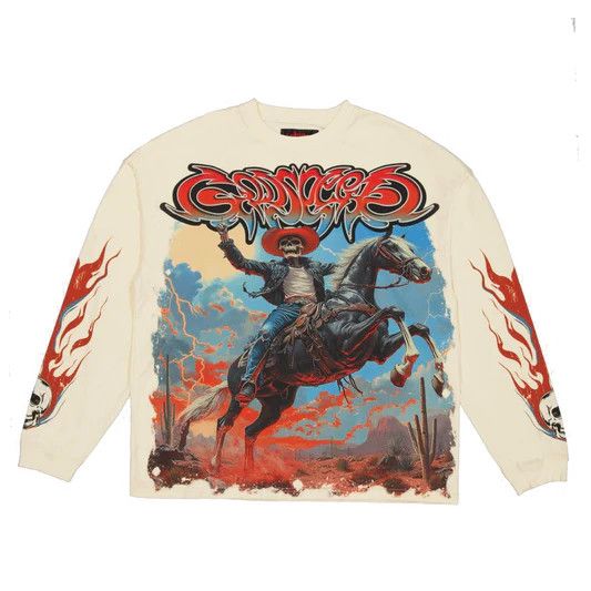 Godspeed Godspeed 'Best Western' LS Bone Tee Size US XL / EU 56 / 4 - 1 Preview