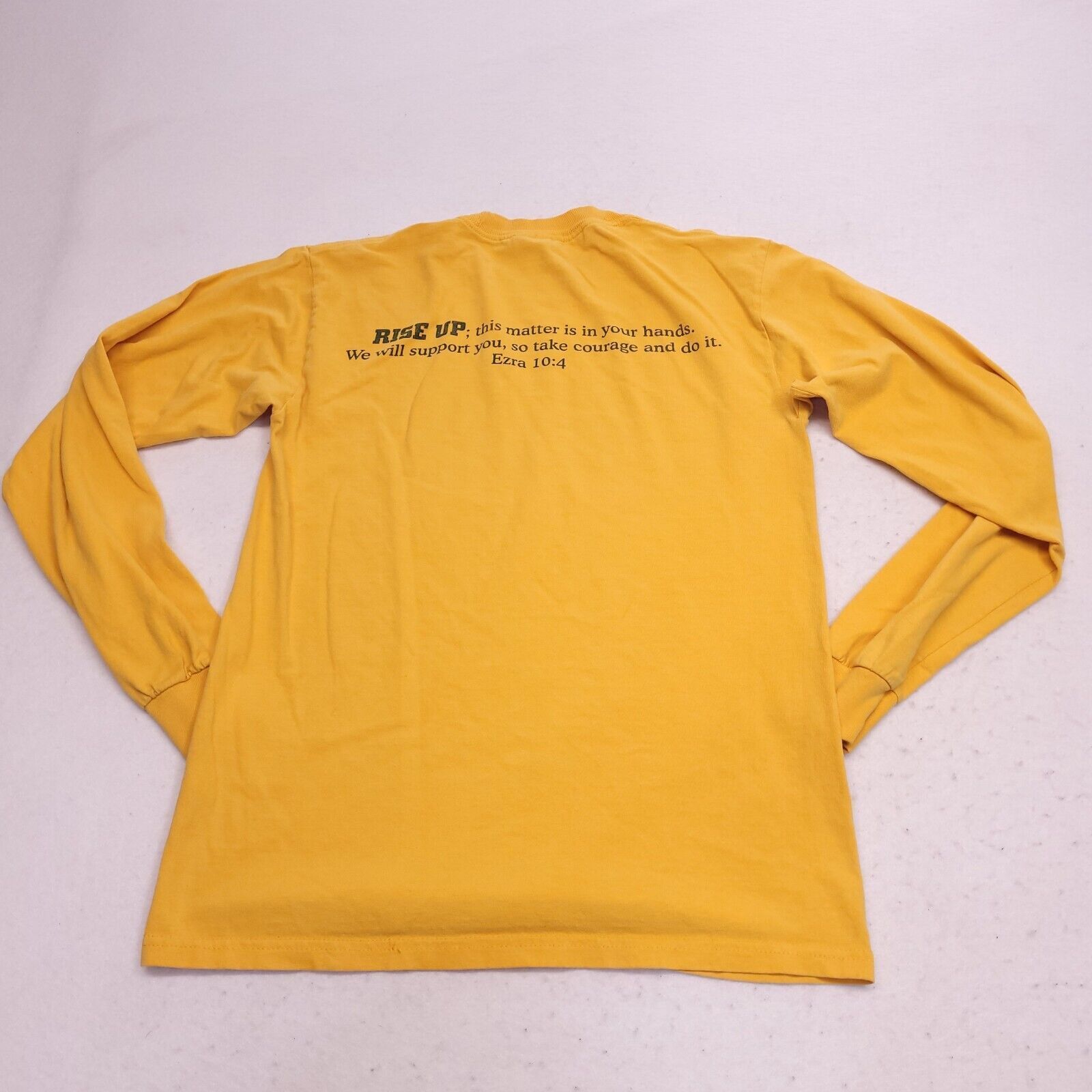 Gildan Gildan Baylor Casual Graphic T-Shirt Men Size S Yellow White Size US S / EU 44-46 / 1 - 7 Thumbnail