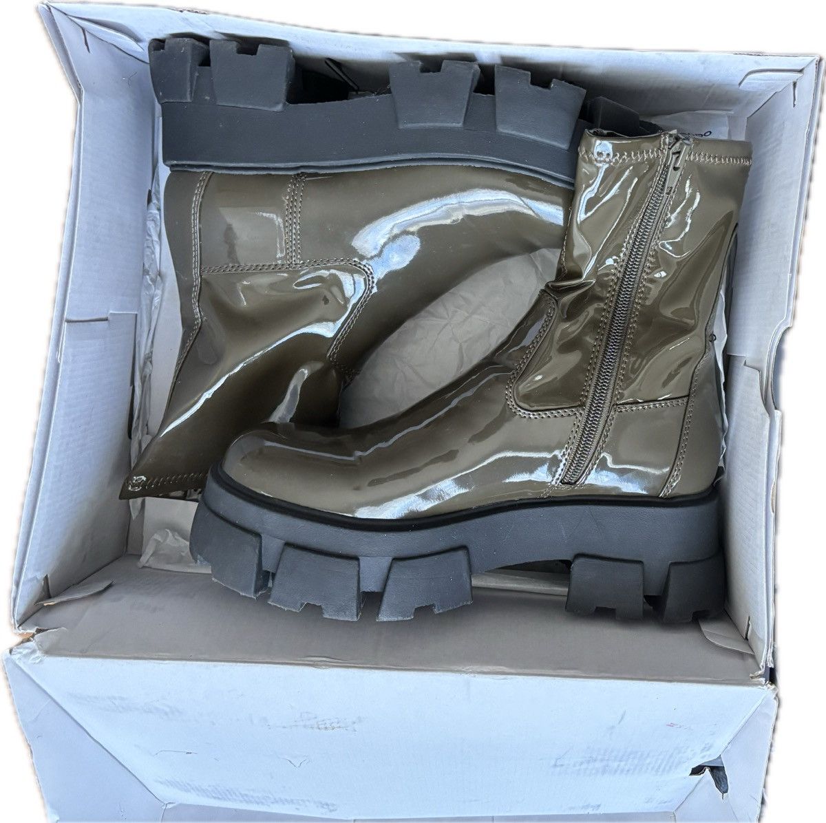 Aldo New Aldo grand-sole olive green mid platform boots size 7 Size US 7 / IT 37 - 5 Thumbnail