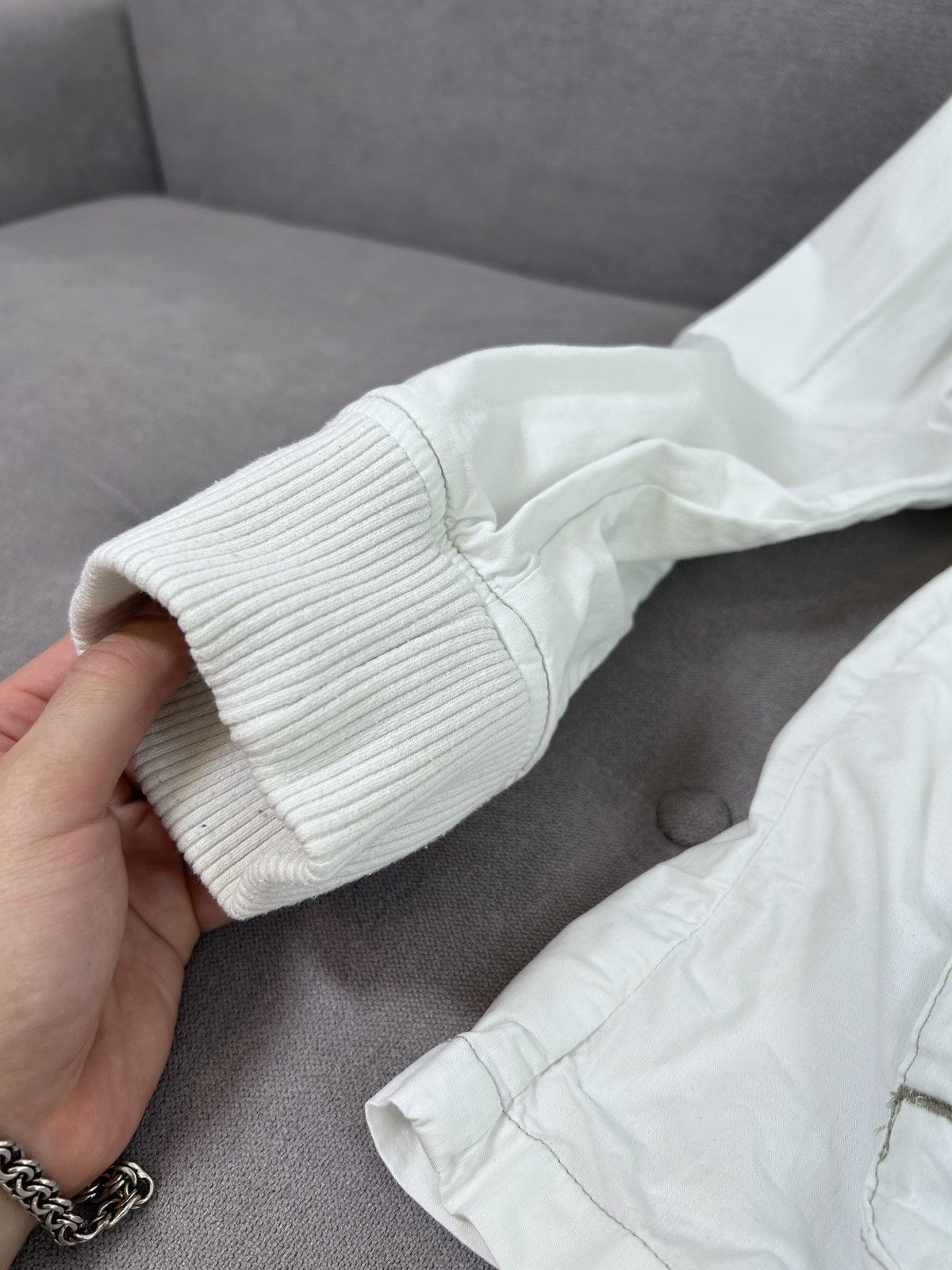 G-Star × Vintage G-STAR Raw Military Style Cargo Multi Pockets White Jacket Size US XL / EU 56 / 4 - 5 Thumbnail