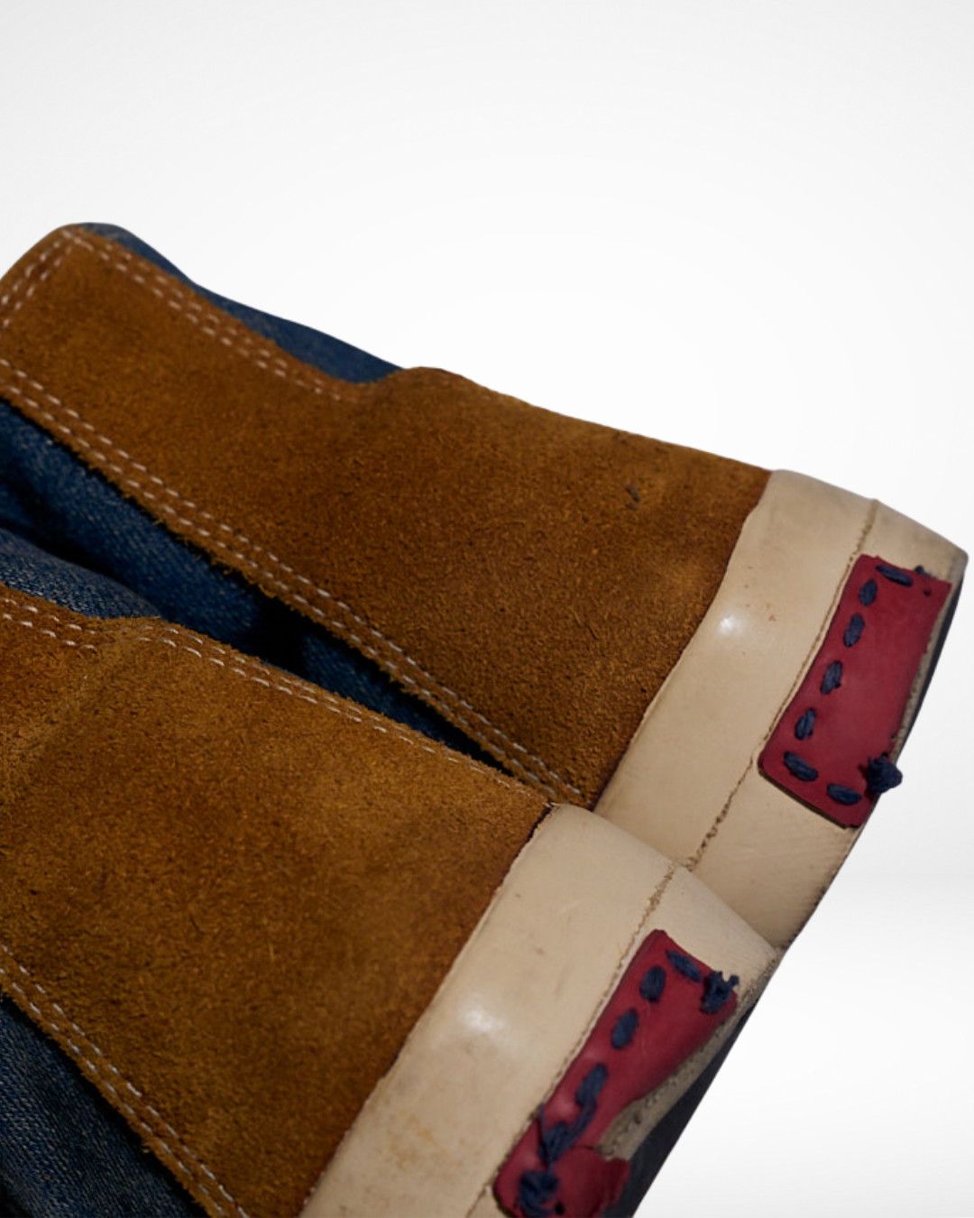 Visvim SS15 Visvim Skagway High Denim Suede Trainers Size US 11 / EU 44 - 9 Thumbnail