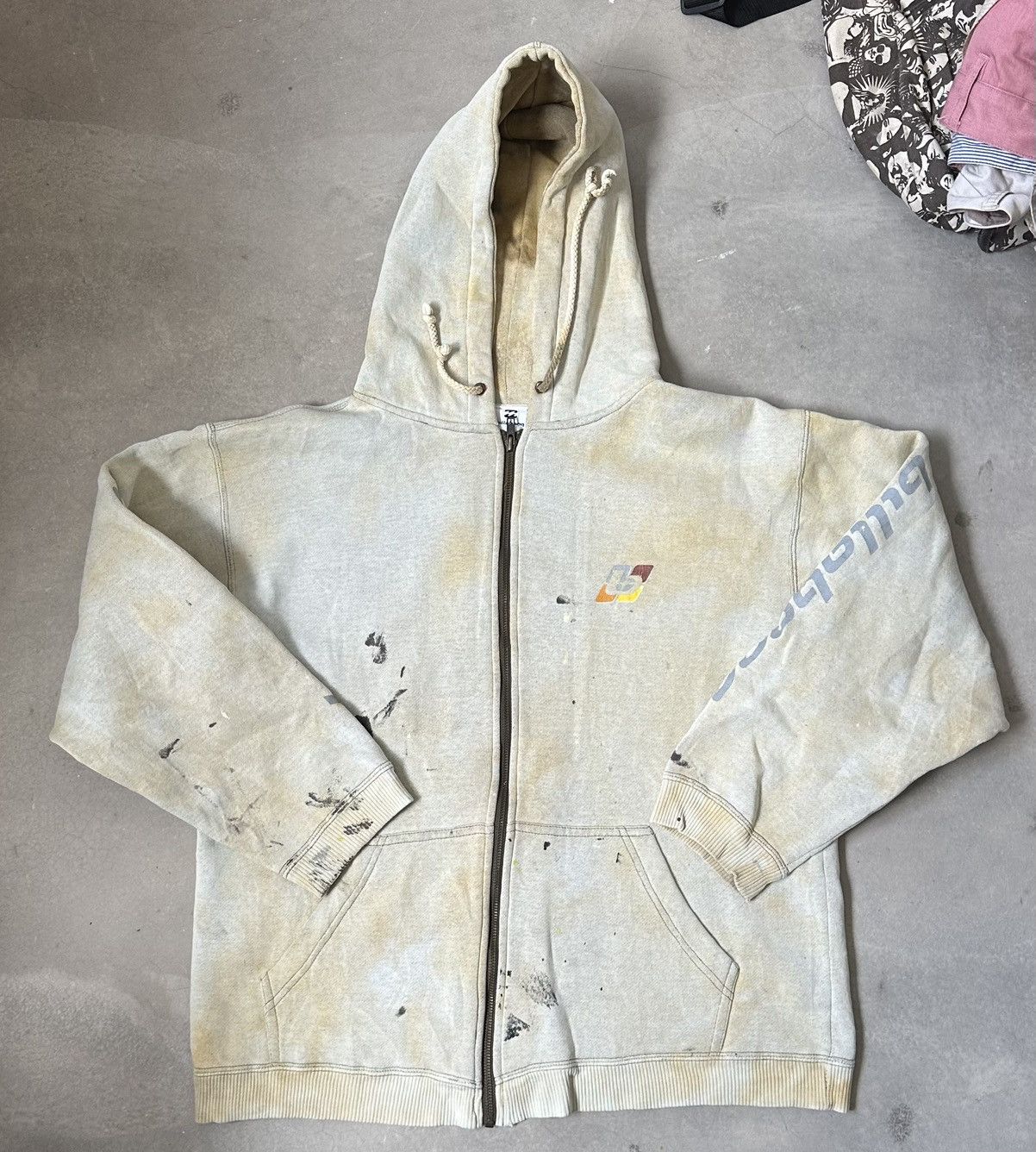 Billabong VINTAGE BILLABONG DISTRESSED HOODIE Size US L / EU 52-54 / 3 - 1 Thumbnail