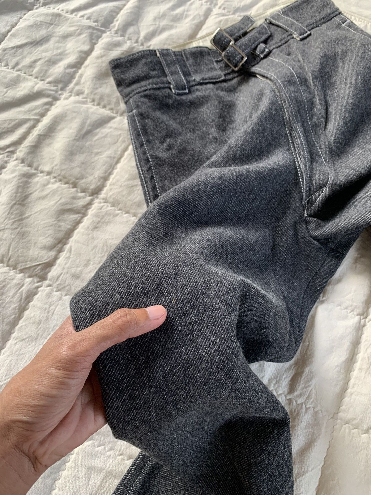 Comme des Garcons AD2003 Tricot Comme des Garcons Wide Trouser Size 30" / US 8 / IT 44 - 12 Thumbnail