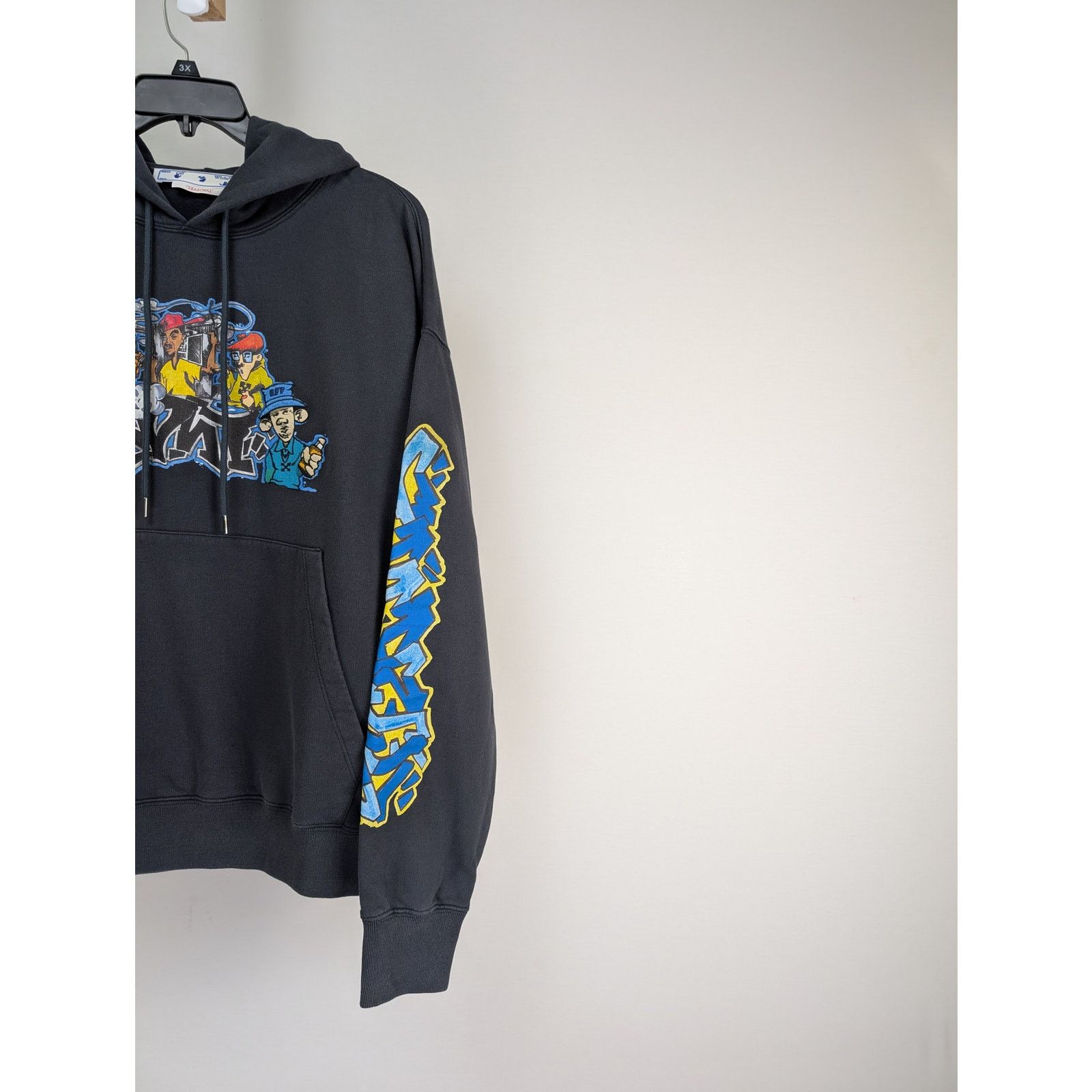 Off-White o1rshd1 Graff Pupp Skate Hoodie outerspace in Multicolor Size US L / EU 52-54 / 3 - 3 Thumbnail