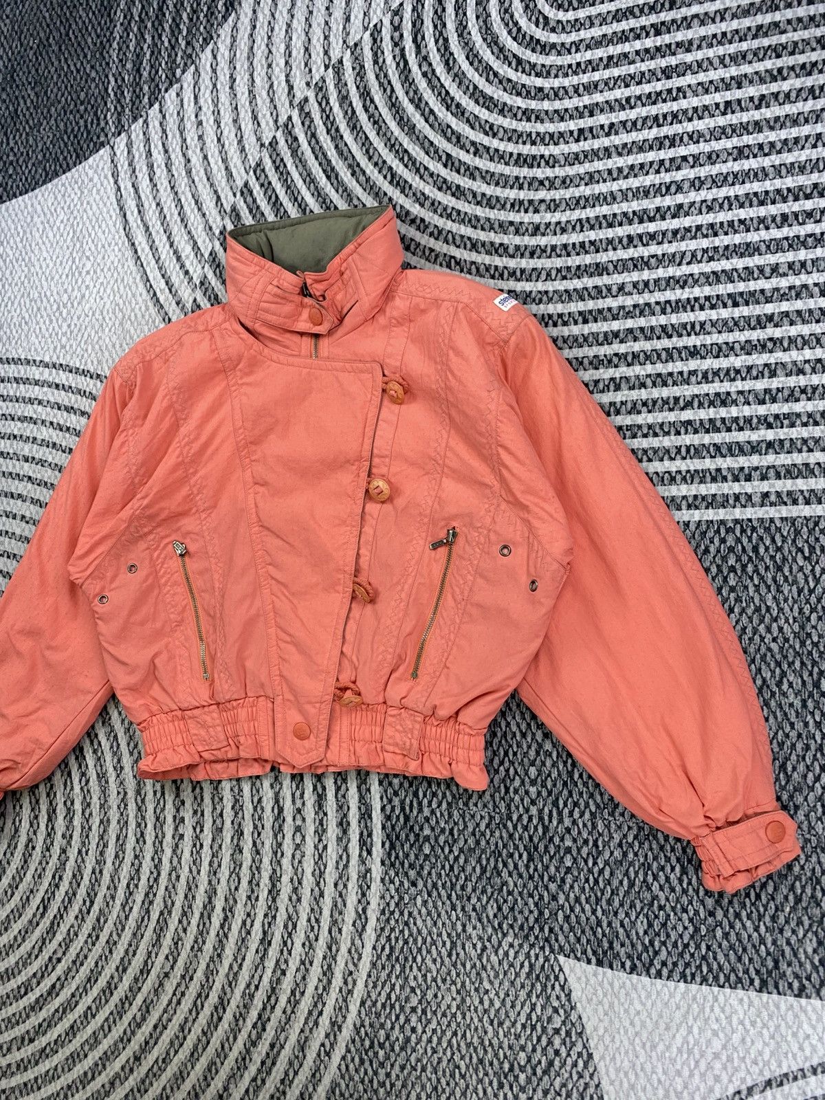 Asics Vintage Peter Steinebron Ski Sport Cropped Style Jacket Size M / US 6-8 / IT 42-44 - 4 Thumbnail
