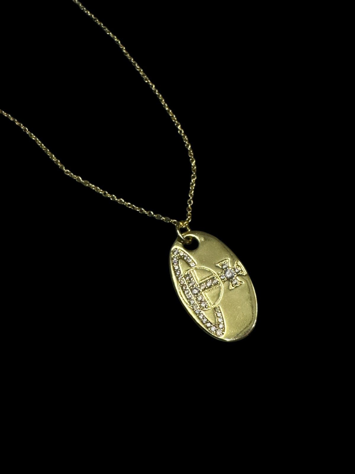 Vintage VINTAGE VIVIENNE WESTWOOD ORB METAL PENDANT NECKLACE Size ONE SIZE - 1 Thumbnail