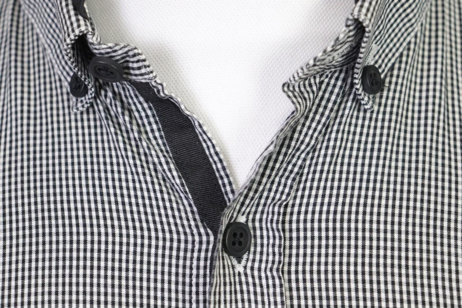 The Kooples The Kooples Sport Fitted Check Gray Shirt Size S Size US S / EU 44-46 / 1 - 3 Thumbnail
