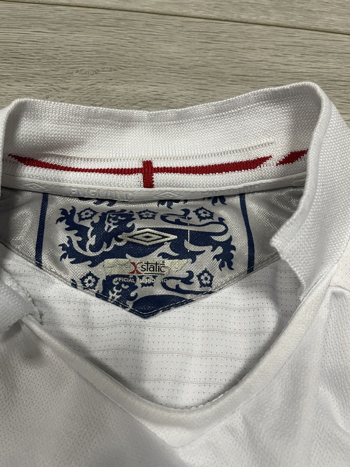 Umbro England Umbro vintage drill jersey soccer football Size US M / EU 48-50 / 2 - 4 Thumbnail