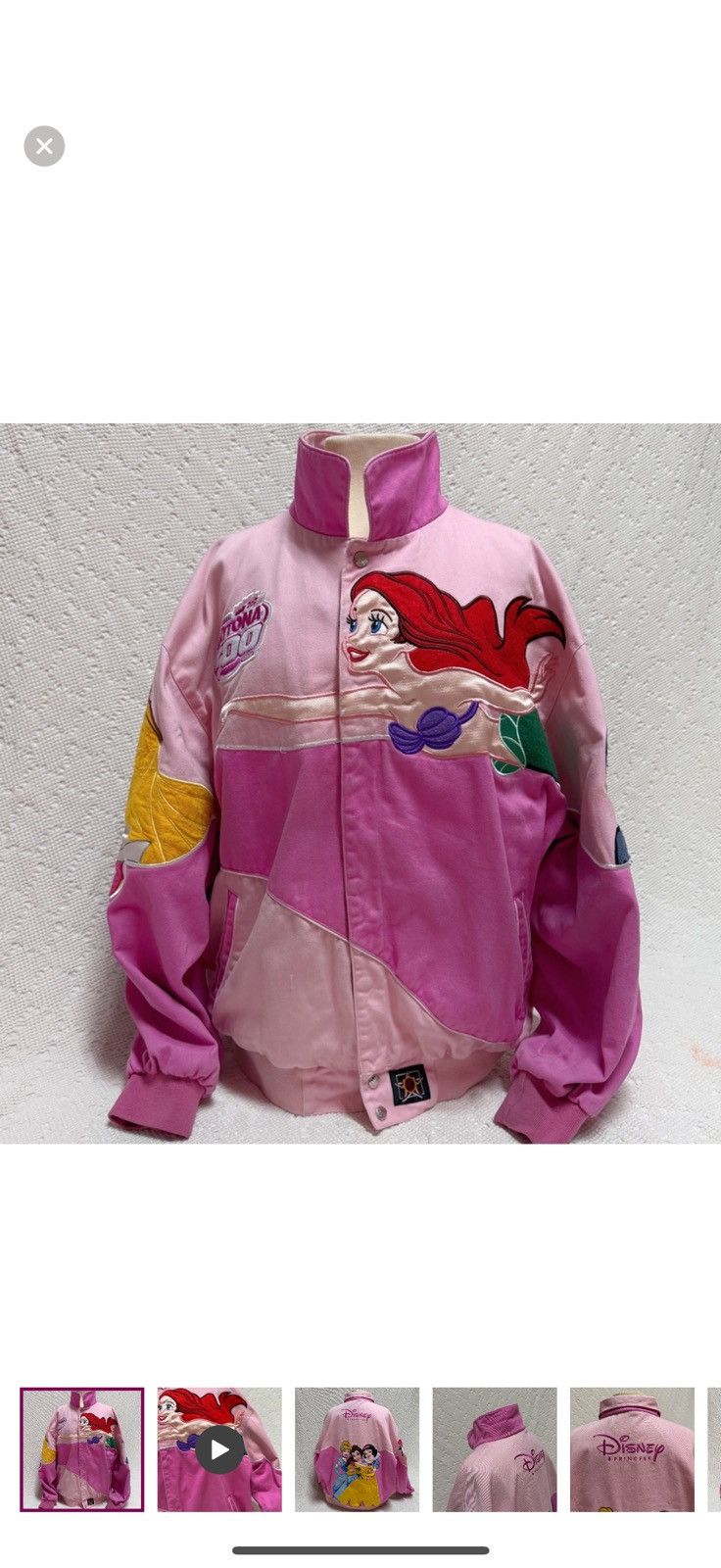 2006 Daytona 500 Disney Princess racer jacket XL