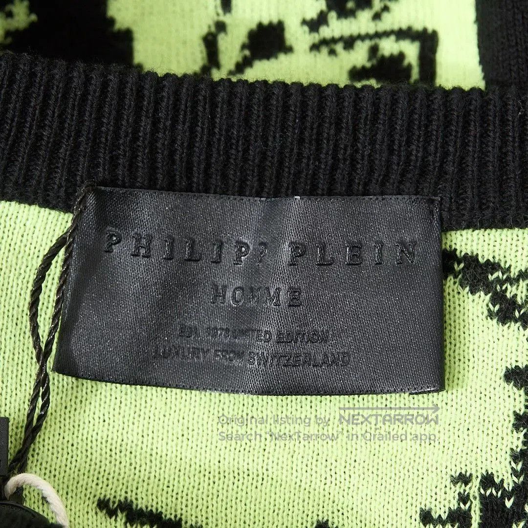 Philipp Plein Philipp Plein Men's Skull Knit Sweater. Size US XL / EU 56 / 4 - 7 Thumbnail