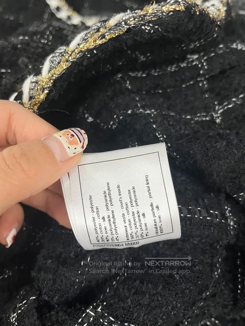 Chanel Chanel Heavy industry black sequin jacket Size XS / US 0-2 / IT 36-38 - 7 Thumbnail