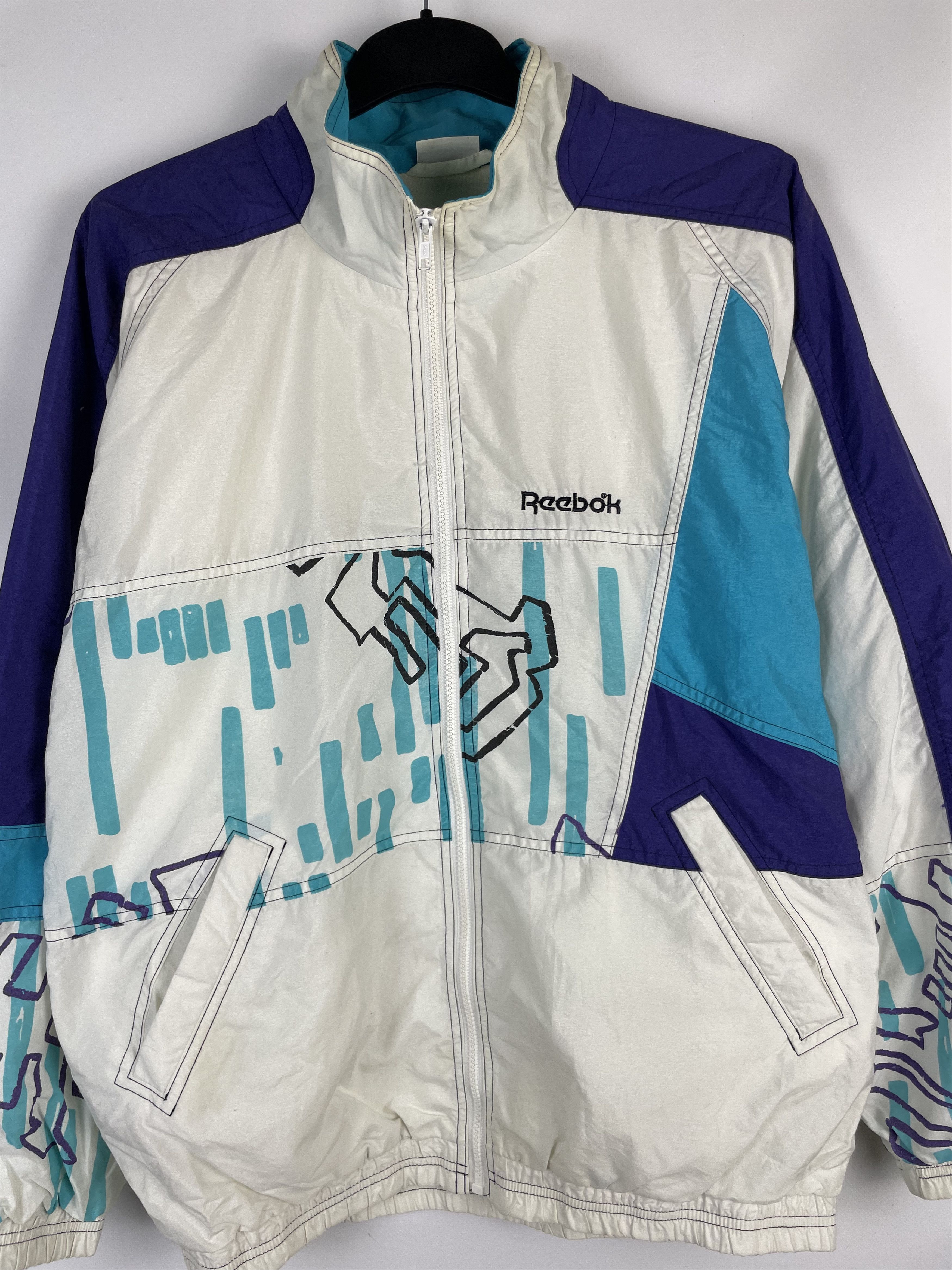 Reebok Man Light Jacket Reebok Vintage 90s Size US M / EU 48-50 / 2 - 3 Thumbnail
