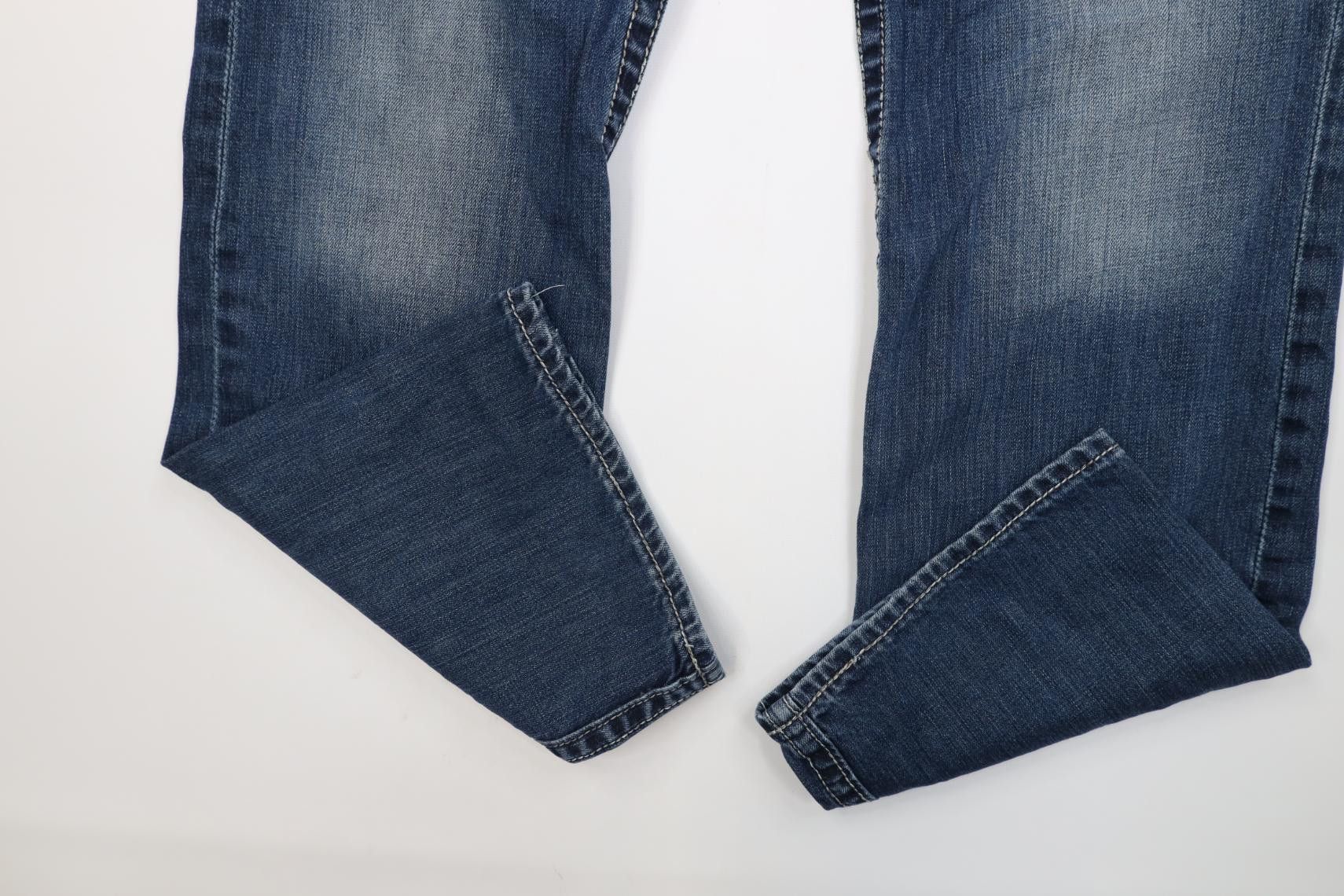 Vintage Buckle BKE Stitch Derek Wide Leg Bootcut Denim Jeans Blue Size US 34 / EU 50 - 5 Thumbnail