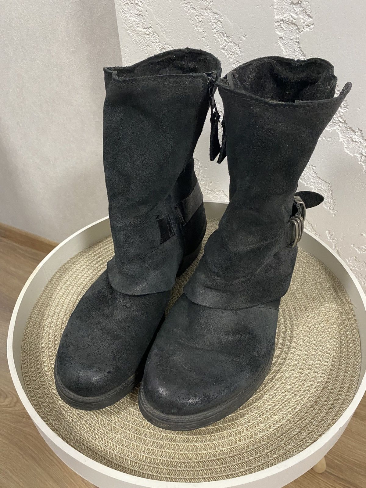 Other Vintage Avantgarde Y2K Grange A.S.98 Style Boho Boots ASH Size US 10 / IT 40 - 4 Thumbnail