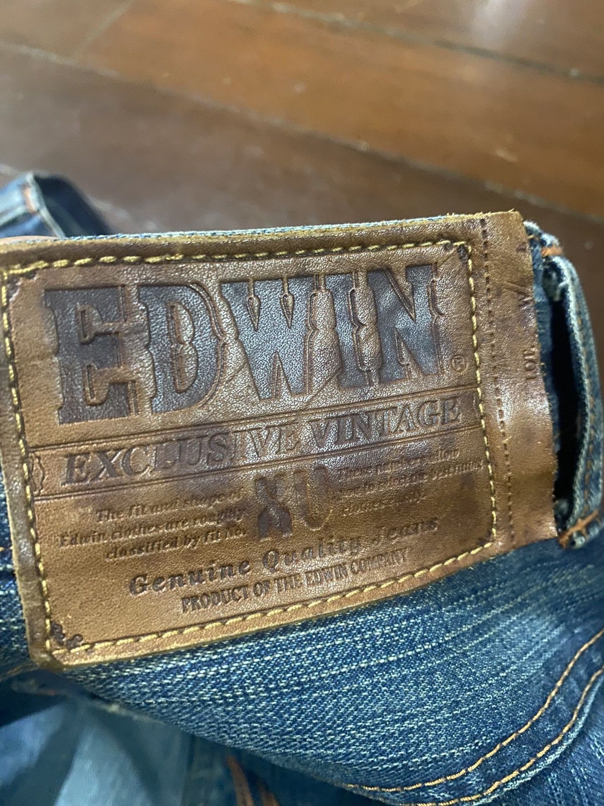 If Six Was Nine Japanese Edwin Exclusive Flared Distressed Jeans wide leg Size US 39 - 17 Thumbnail