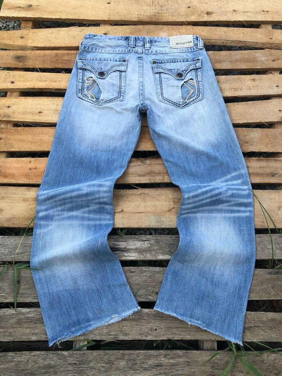 Affliction × Vintage Vintage Affliction Denim Jeans Size US 32 / EU 48 - 1 Thumbnail