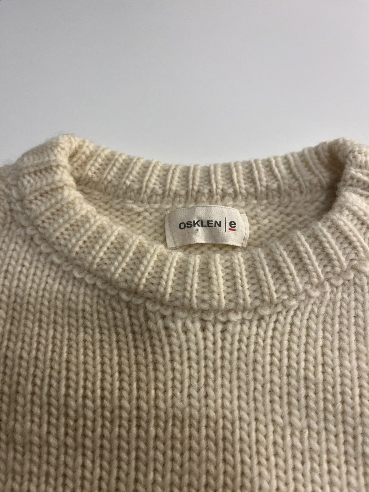 Osklen Osklen Wool Oversized Off-white Knit Sweater Size US M / EU 48-50 / 2 - 3 Thumbnail