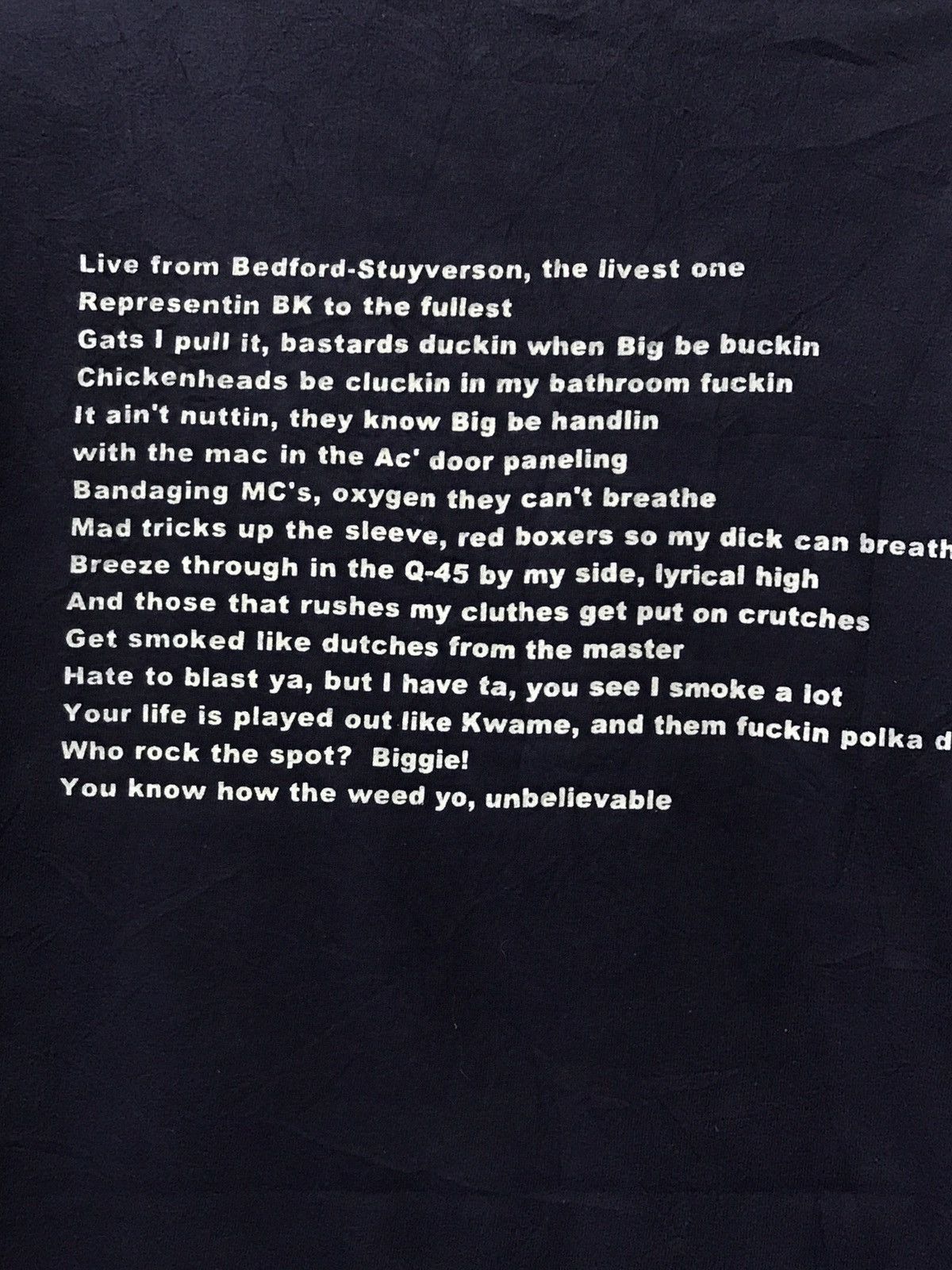 Band Tees × Rap Tees × Vintage Vintage Notorious Big/Biggie XL T-Shirt Size US XL / EU 56 / 4 - 4 Thumbnail