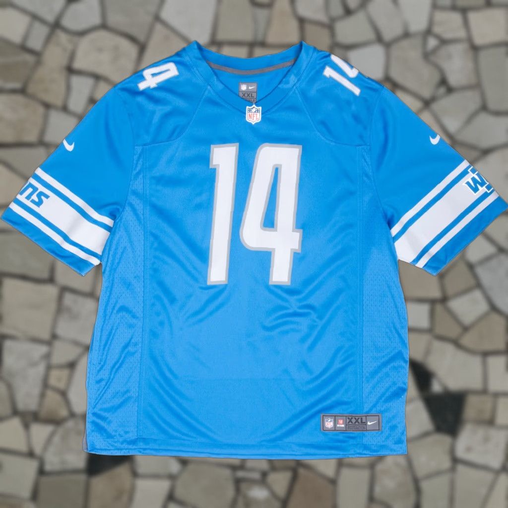 VINTAGE Nike JERSEY Detroit Lions Travis Swanson #14 2XL
