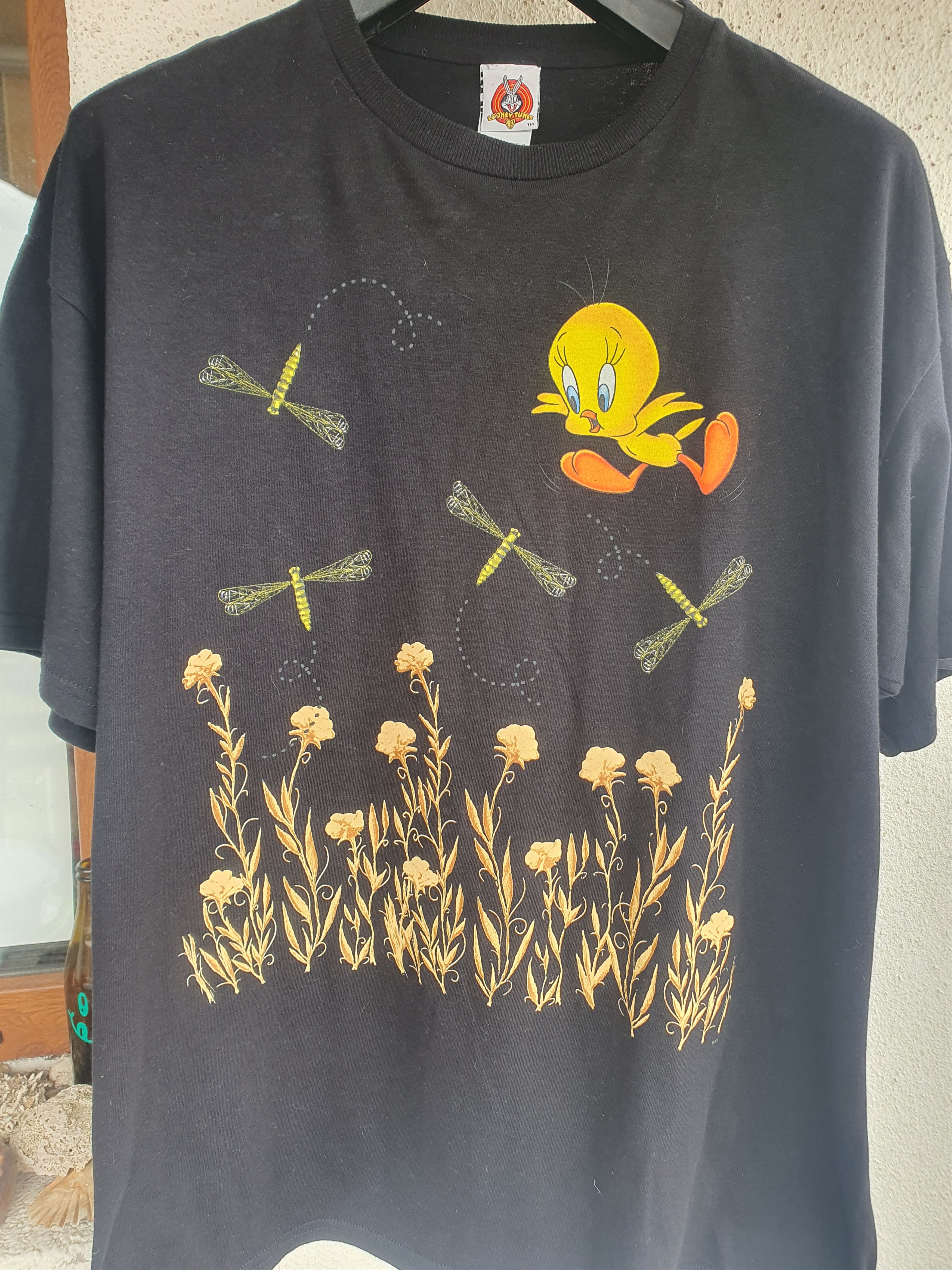 Vintage × Warner Bros Looney Tunes Tweety Bird Warner Bros Vtg 1997 t-shirt sz XL Size US XL / EU 56 / 4 - 4 Thumbnail