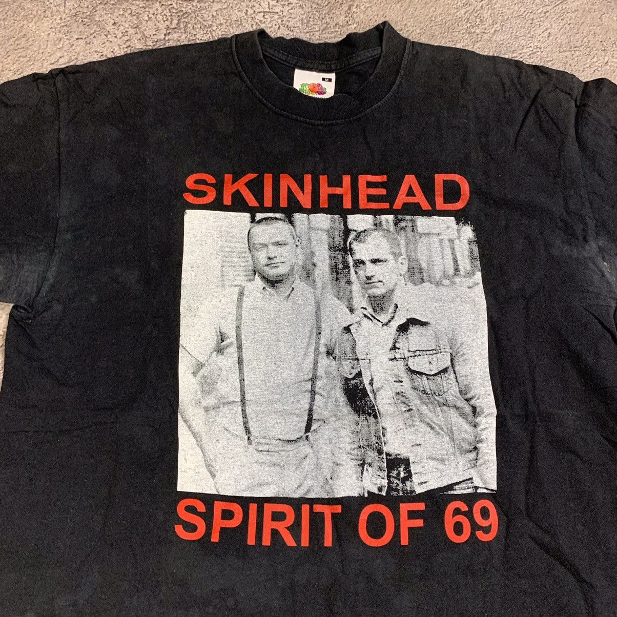 Vintage Vintage Y2K Skinhead Spirit of 69 Graphic Tee Punk Slim M Size US M / EU 48-50 / 2 - 2 Thumbnail