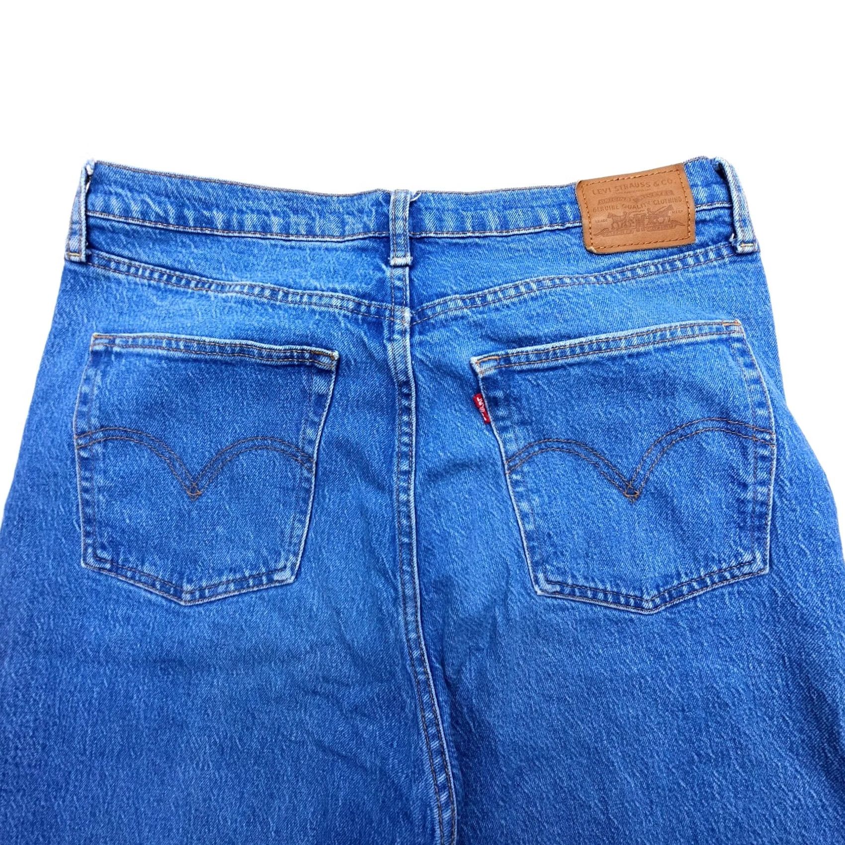 Levi's Levi's Premium Ribcage Crop Boot Jeans Womens 33 High Rise Button Fly Blue Denim Size 24" / US 00 / IT 34 - 4 Thumbnail