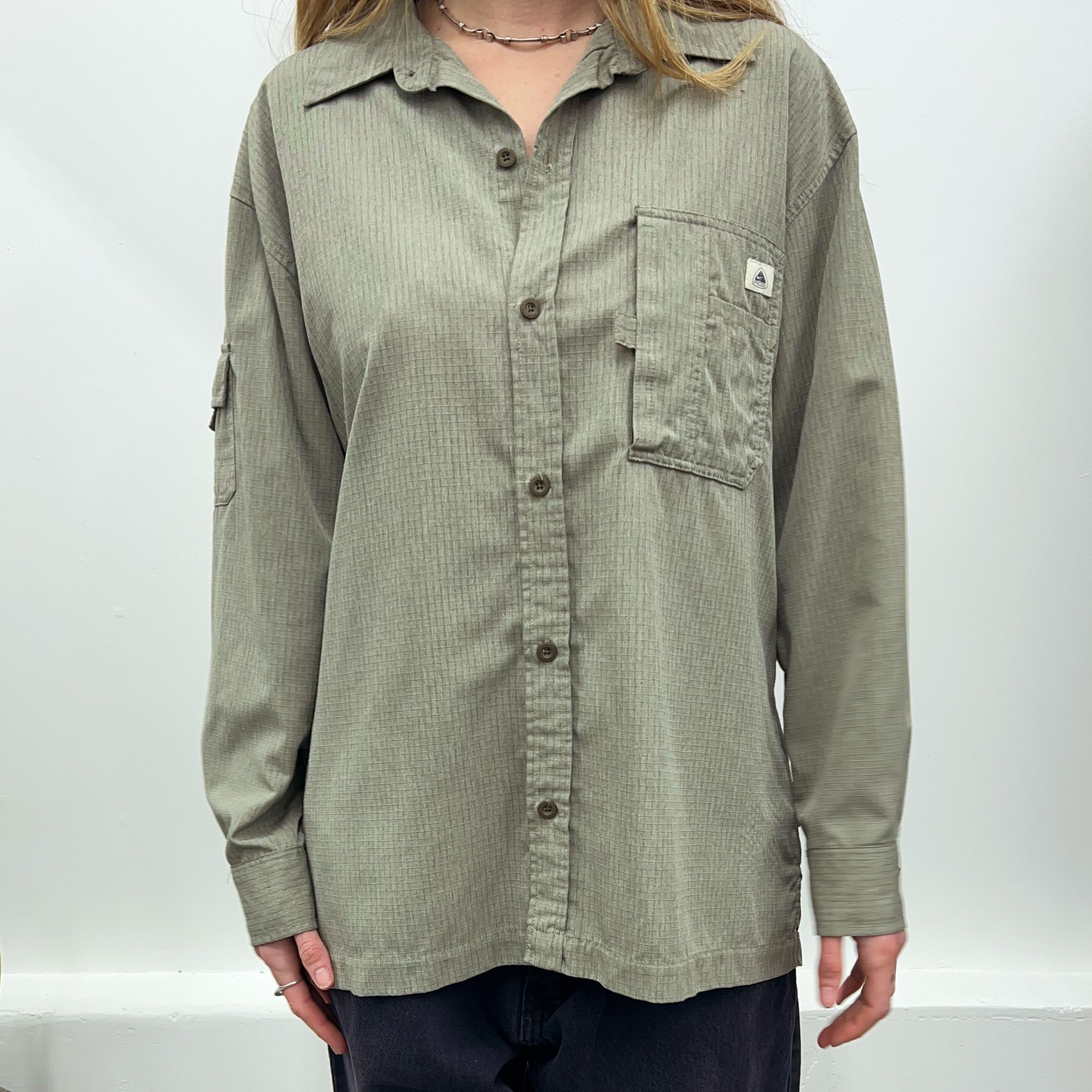 Nike × Nike ACG × Vintage Nike ACG Ripstop Button Up Utility Shirt Size US M / EU 48-50 / 2 - 7 Thumbnail