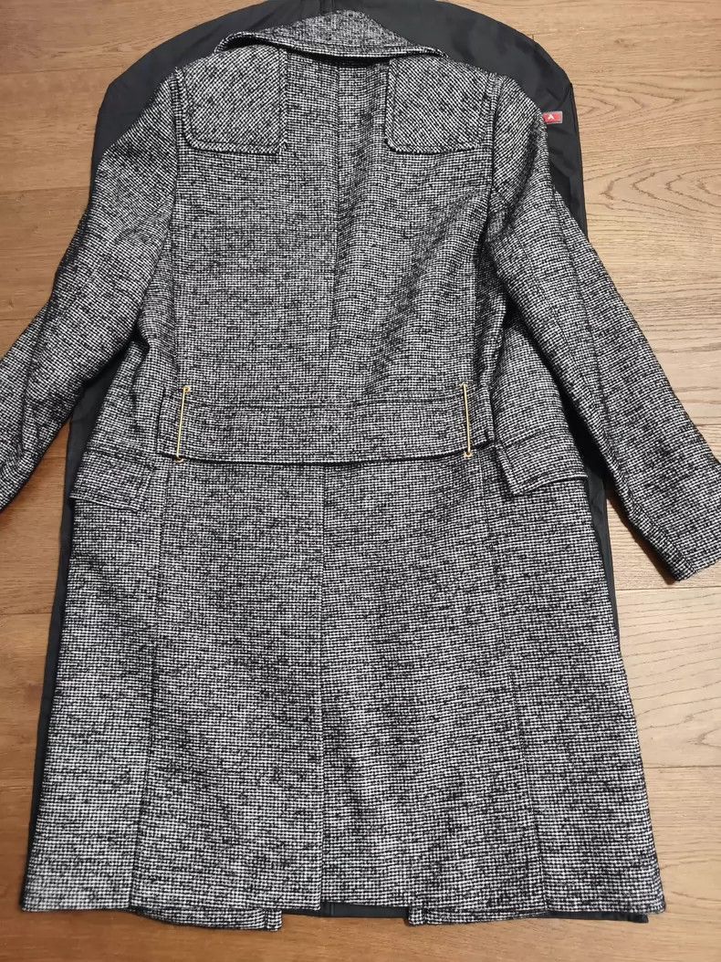 Lanvin Lanvin Runway Oversized Gray Coat-2508 Size US L / EU 52-54 / 3 - 4 Thumbnail