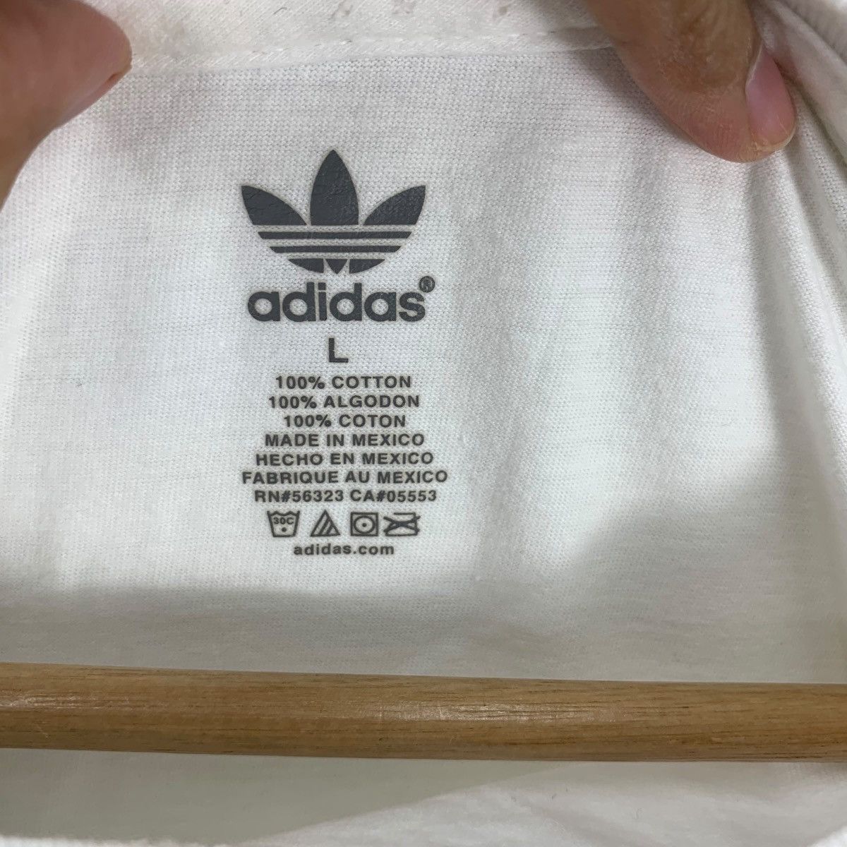 Adidas ADIDAS ORIGINALS 3 STRIPES Box Logo Slim Fit Tee Shirt Top Size L / US 10 / IT 46 - 5 Thumbnail